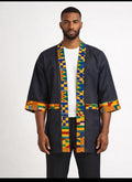 Afro Denim Kimono