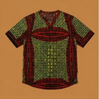 Men's Modern Ankara Print Tunic Shirt
