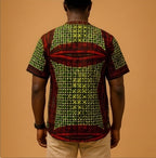 Men's Modern Ankara Print Tunic Shirt