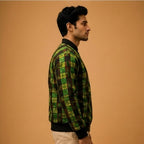 Avant-Garde Emerald Luxe Bomber Jacket