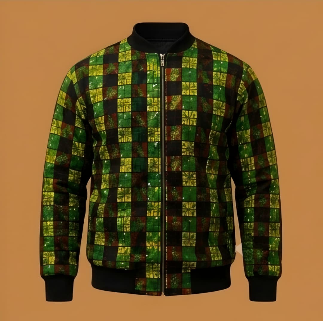 Avant-Garde Emerald Luxe Bomber Jacket