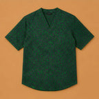 Jade Labyrinth Luxe V-Neck Tunic
