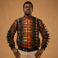 Obsidian Amber Luxe Bomber Jacket