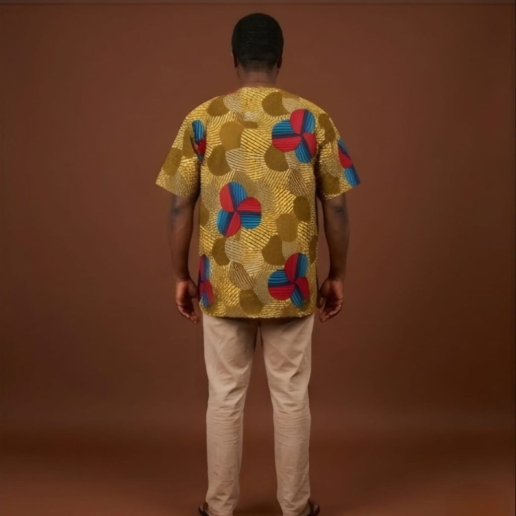 Golden Citadel Luxe African Tunic