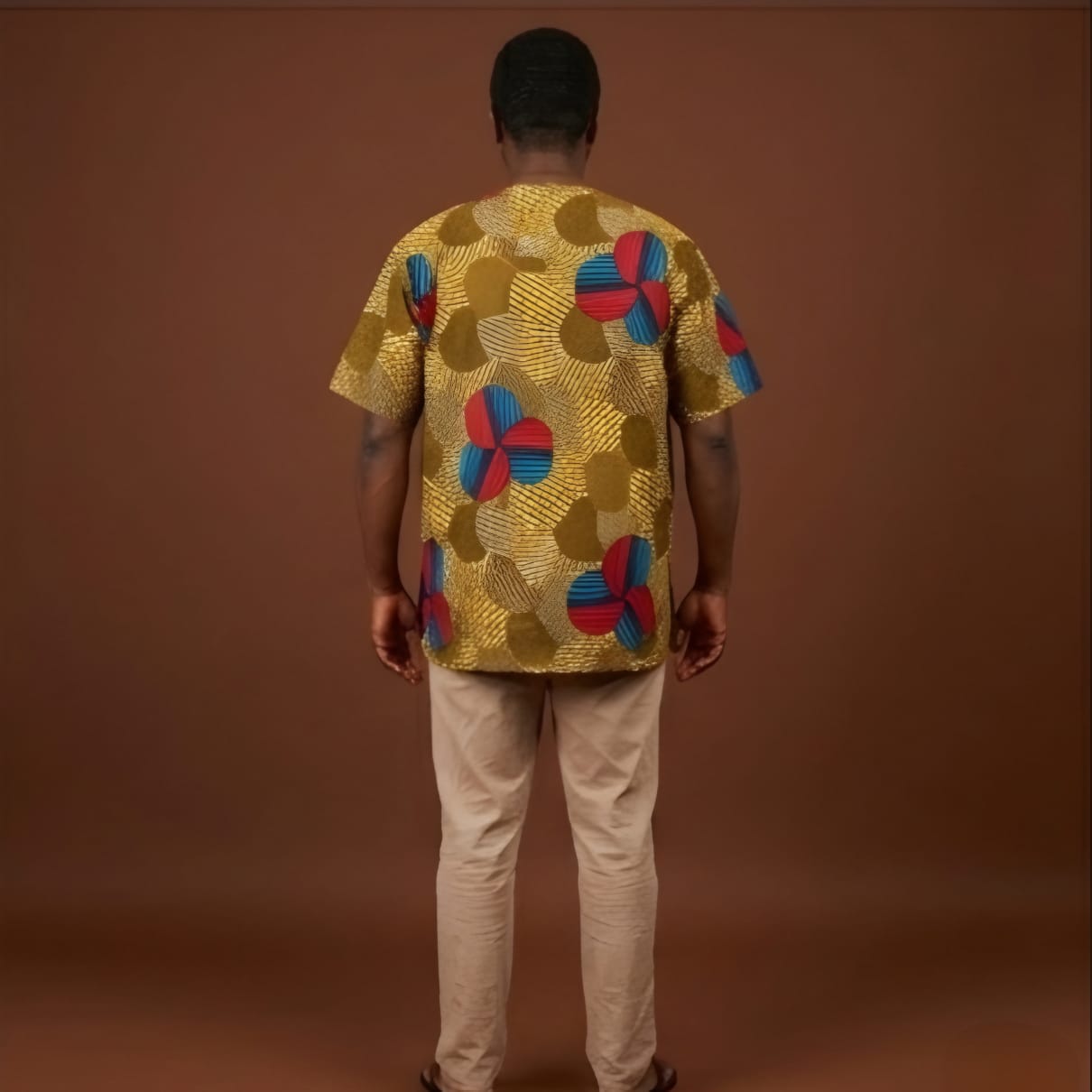Golden Citadel Luxe African Tunic