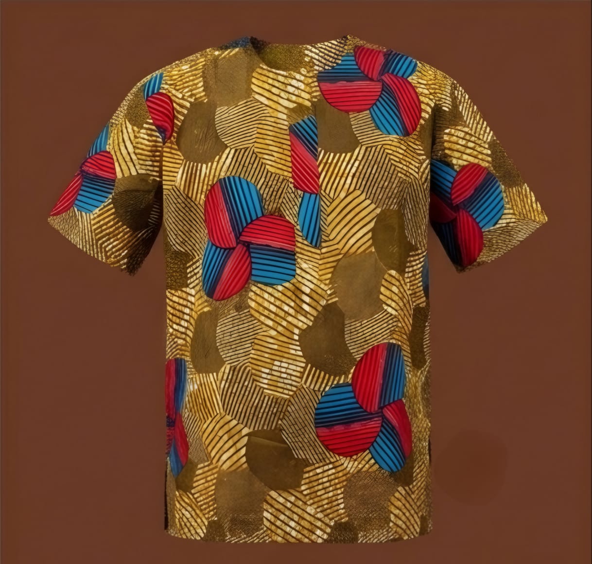 Golden Citadel Luxe African Tunic
